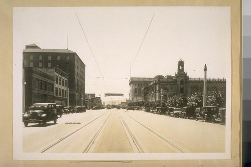 South on Van Ness Ave. from Grove St. Aug. 1929