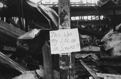Store destroyed during L.A. riots