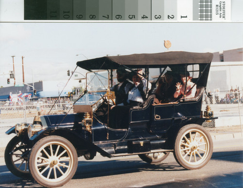 Bakersfield Centennial parade, 1910 EMF automobile