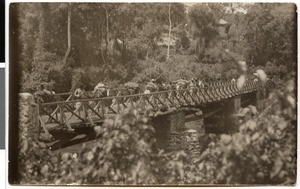 Crossing the river Tsor, Ethiopia, 1929