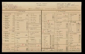 WPA household census for 707 W 41ST, Los Angeles County