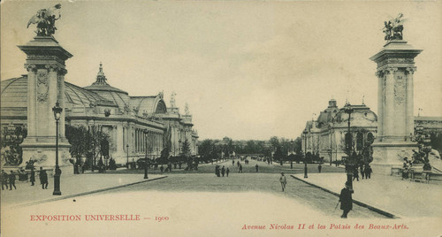 Avenue Nicolas II et les Palais des Beaux-Arts