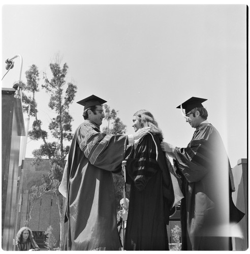 School of Medicine commencement, first graduating class