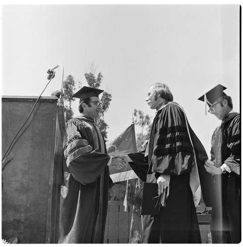 School of Medicine commencement, first graduating class