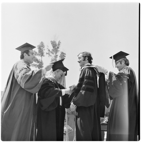 School of Medicine commencement, first graduating class