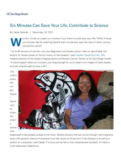 Six Minutes Can Save Your Life, Contribute to Science