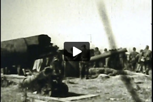 Japanese artillery used in attack on Shanghai, 1937