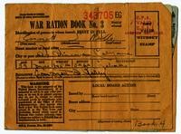 War Ration Book No. 3 for Emmett S. Reilly