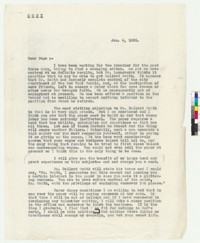 Letter from William Randolph Hearst to George Hearst