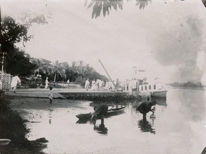 Landing stage, the Pangalanes in Andevoranto, Madagascar