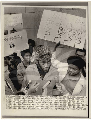 Black Students Alliance Protest Treatment of Black 14