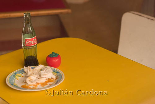 Finished meal, Juárez, 2007