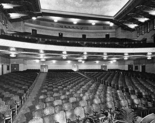 Wiltern Theater seating