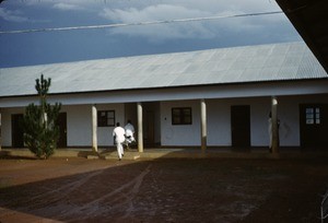 Outside the hospital, Ngaoundéré, Adamaoua, Cameroon, 1953-1968