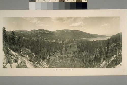 Donner Lake from Snowsheds, looking East