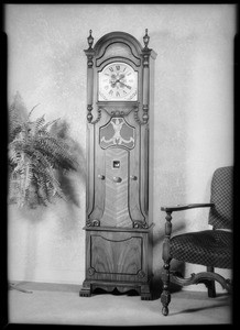 Grandfather clock model radio, Southern California, 1931