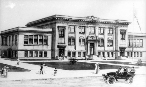 Drawing of Orland High School