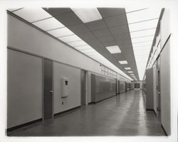 Hallway at Montgomery High, Santa Rosa, California, 1959