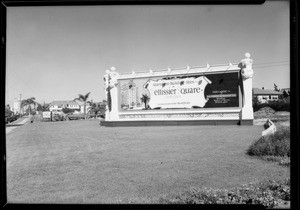 Pellissier Square billboard, Los Angeles, CA, 1927