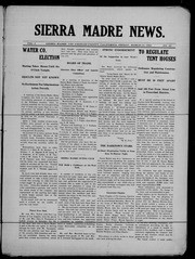 Sierra Madre News 1907-03-15