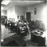 Workers the in office of the California Cotton Mills, Kennedy Street and Railroad Avenue in Oakland, California