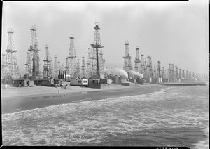 Venice oil field from the ocean