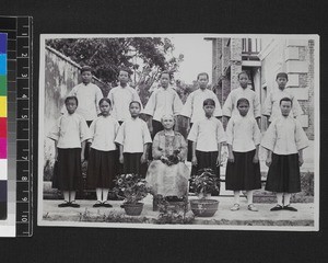 Christian schoolgirls, Zhangpu, 1924