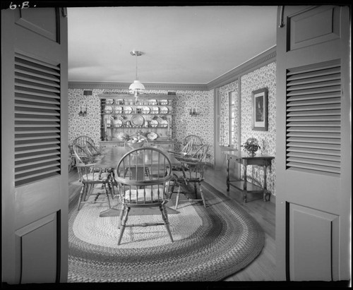 Walsh, Raoul, residence. Dining room