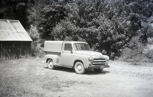 1954, 1/2 Ton Dodge pickup truck at Glacier Mine, Plumas County, California, SV-1143