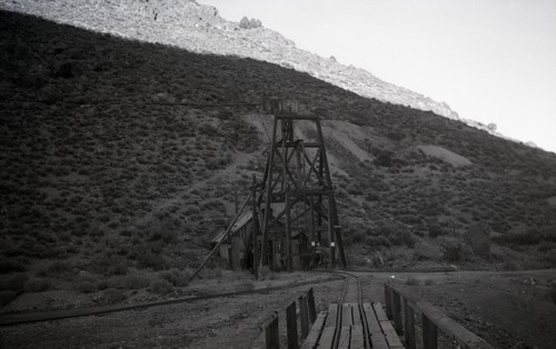 Mine shaft and tram, Grantsville, Nevada, SV-364