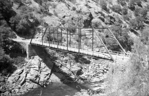 Ward's Ferry Bridge on county road from Groveland to Sonora and Tuolumne City, California, SV-272