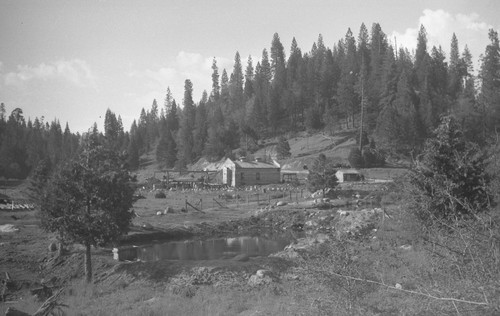 Abandoned mill of the Sugar Pine Lumber Co., Sugar Pine, Madera County, California, SV-818