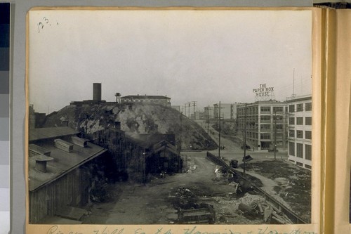 Rincon Hill, East from Harrison and Hawthorn, March 31, 1921