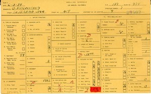 WPA household census for 419 S GRAND, Los Angeles