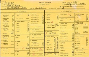 WPA household census for 1185 E VERNON, Los Angeles