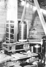 Royal Sorensen's first high voltage transformer