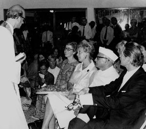 Madras/Chennai, Tamil Nadu, South India. From Inauguration of the Women Students Christian Host