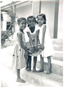 Girls at the girls school in Aden, Arabia. Photo used 1961