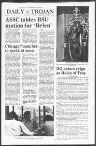 Daily Trojan, Vol. 62, No. 40, November 18, 1970