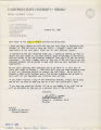 Donor letter for Leon S. Peters Business Building Fund