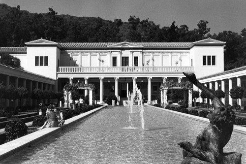 Outer peristyle at Getty Villa