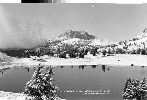 Brojkoff Mt. from Lake Helen, Lassen Park, Calif