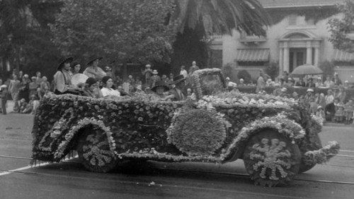 1929 Decorated vehicle, Exchange Club of San Jose