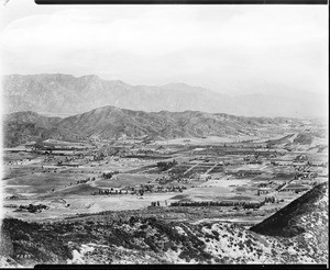 Panoramic view of Glendale and Eagle Rock Valley looking from the southwest, ca.1900