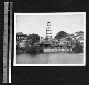 White Pagoda, Fuzhou, Fujian, China, ca.1946