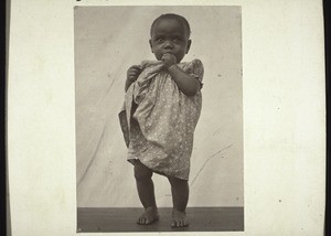A boy with no mother in Nyasoso, Cameroon. Being looked after by Basedows