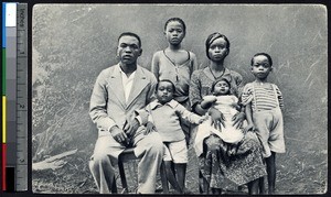 Christian family, Akono, Cameroon, ca.1920-1940