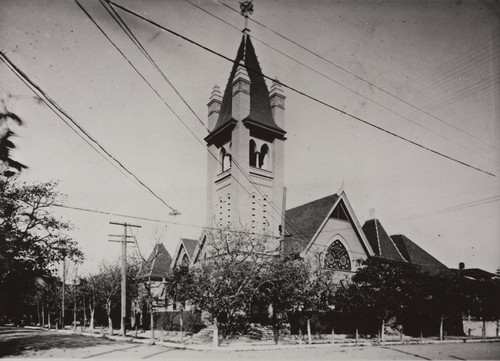 Photograph of the First Methodist Episcopal Church in Santa Ana