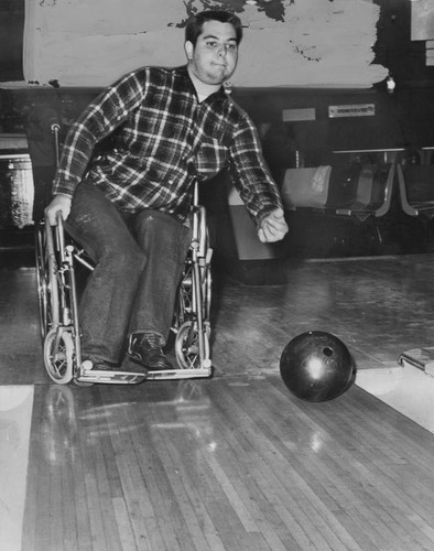 Bowling from a wheelchair
