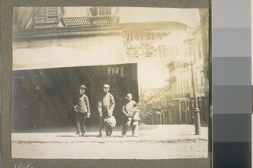 [Unidentified family, Chinatown. Duplicate of 157.]
